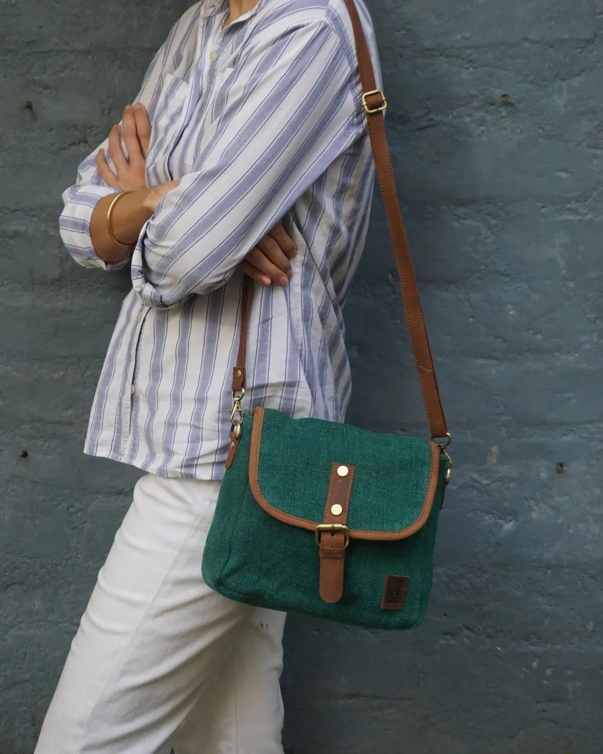 The Burlap People The Boo skulderveske Black crossbody