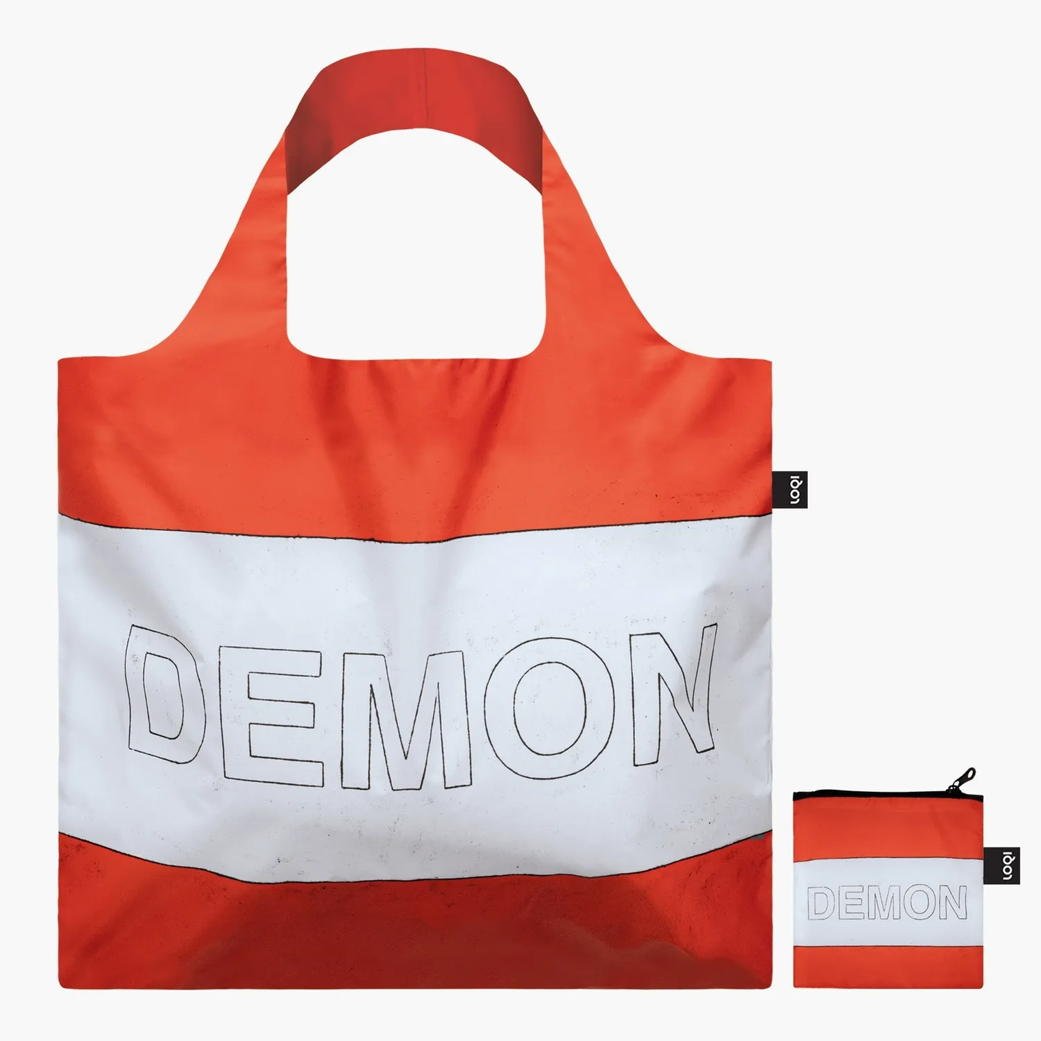 LOQI Matt Mullican Angel & Demon handlenett resirkulert