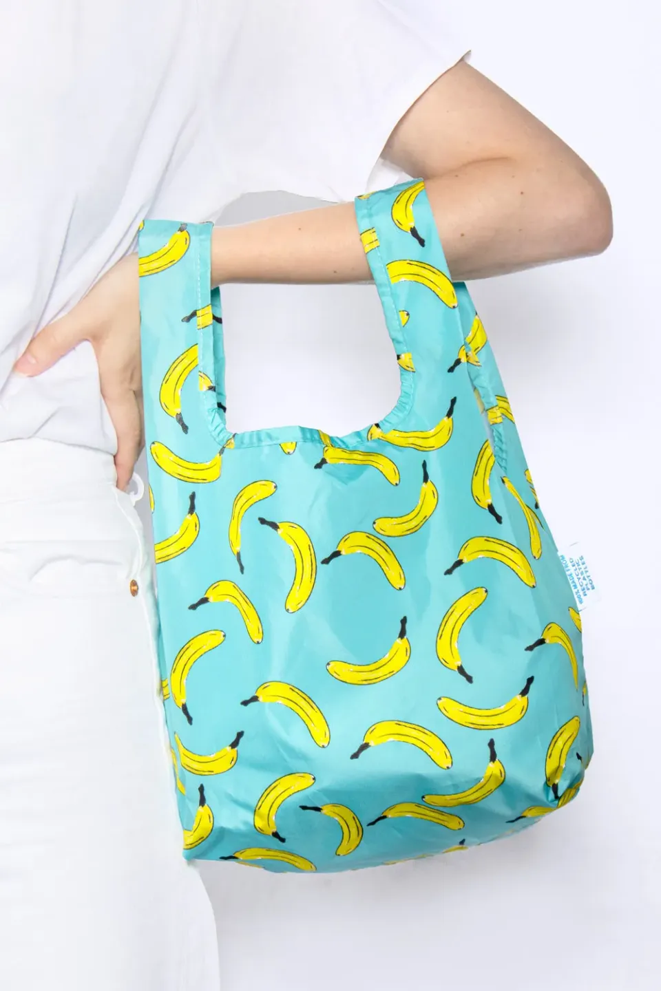 Kind Bag Banana mini handlenett gul fruktprint 10 kg