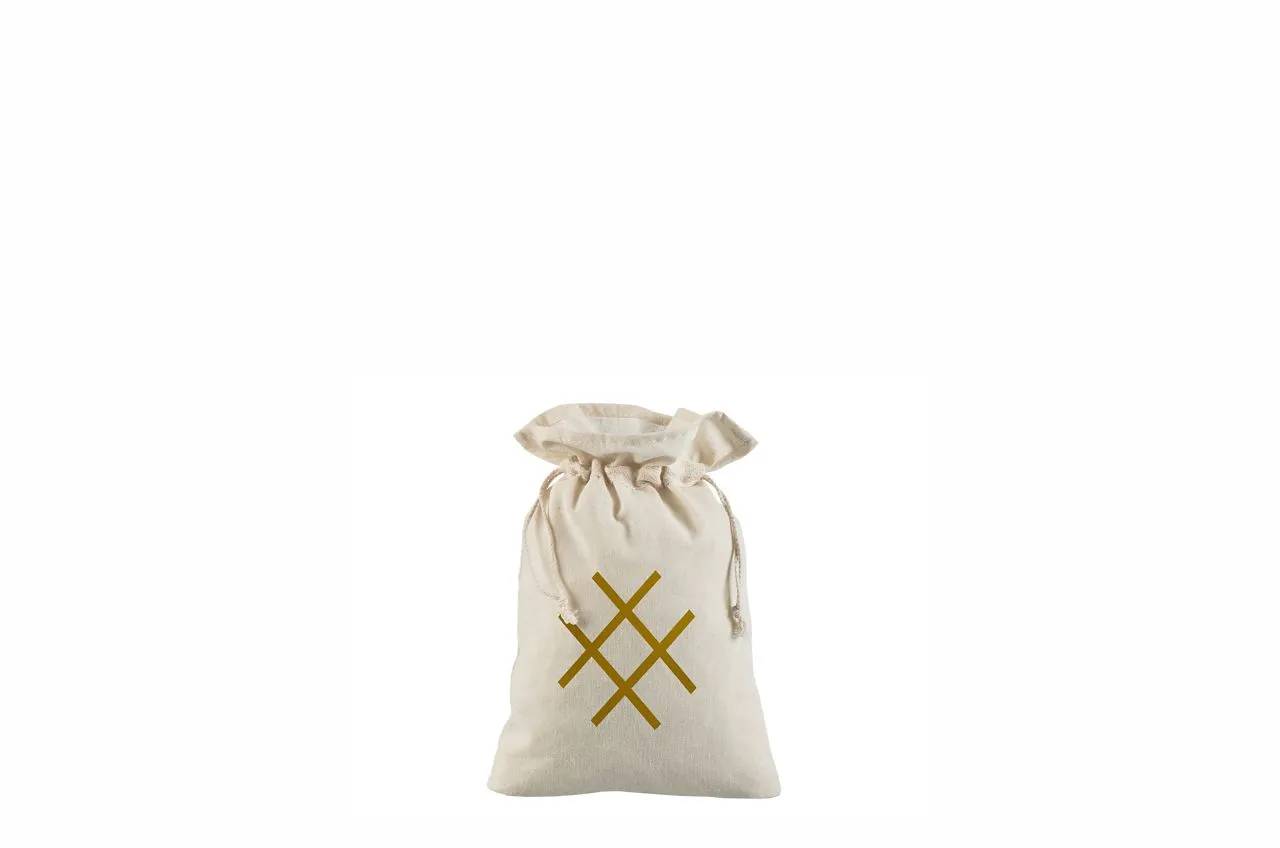 Handlenett Stringpouch_2030_uk bomullspose naturhvit 20×30 cm