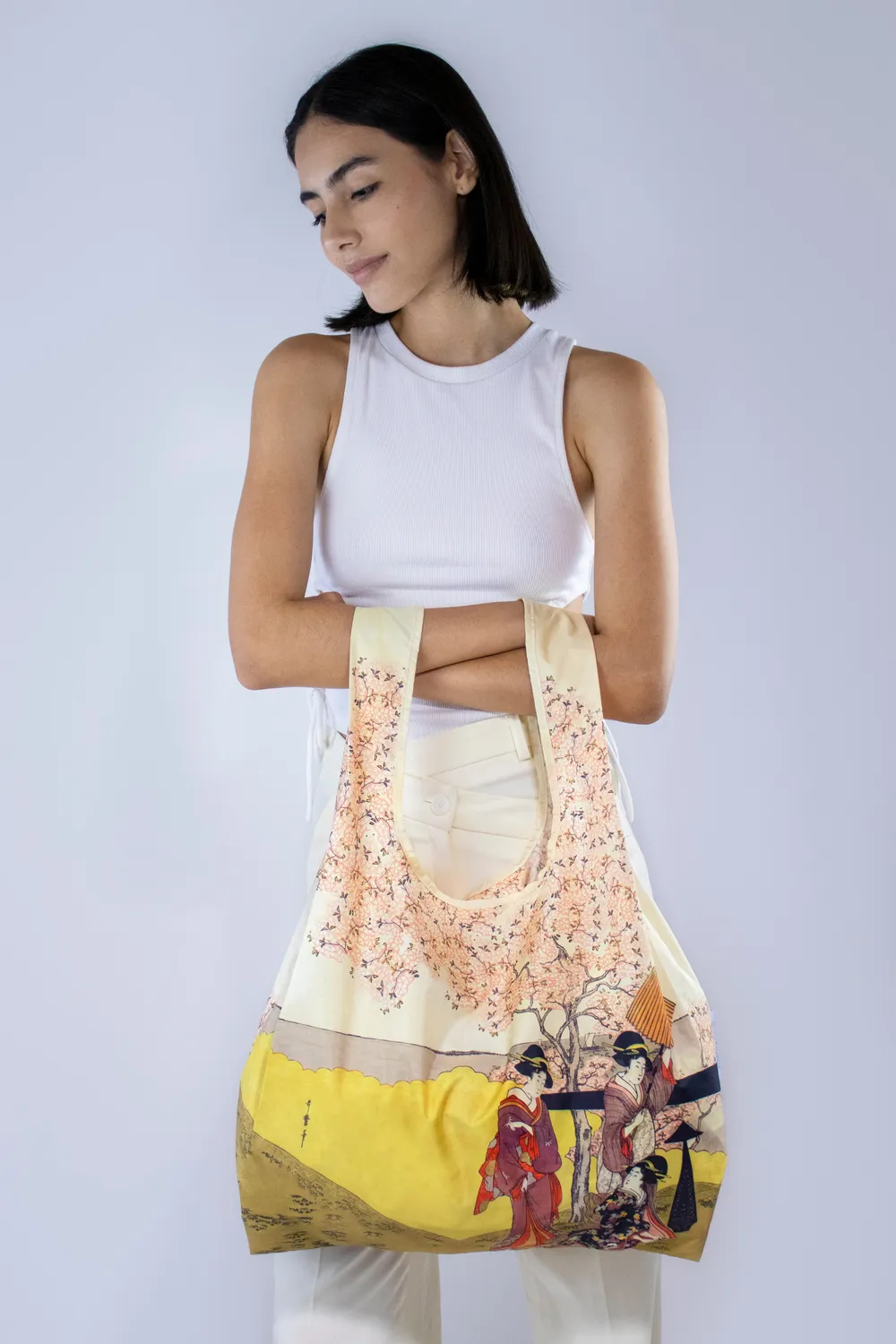 Kind Bag Kitagawa Gotenyama no Hanami handlenett medium resirkulert