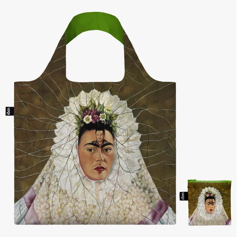 LOQI Frida Kahlo Self Portrait as a Tehuana handlenett resirkulert
