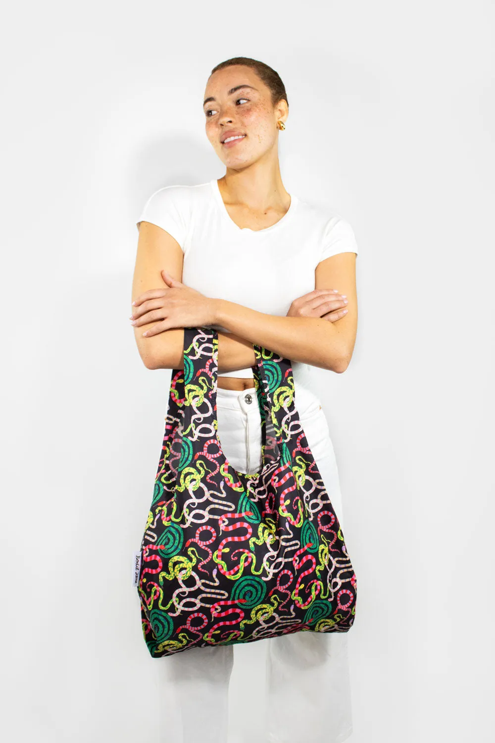 Kind Bag Bodil Jane Sizzling Snakes handlenett medium resirkulert