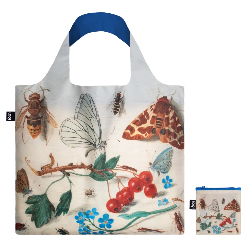 LOQI Jan van Kessel Two Paintings of Insects and Flowers handlenett