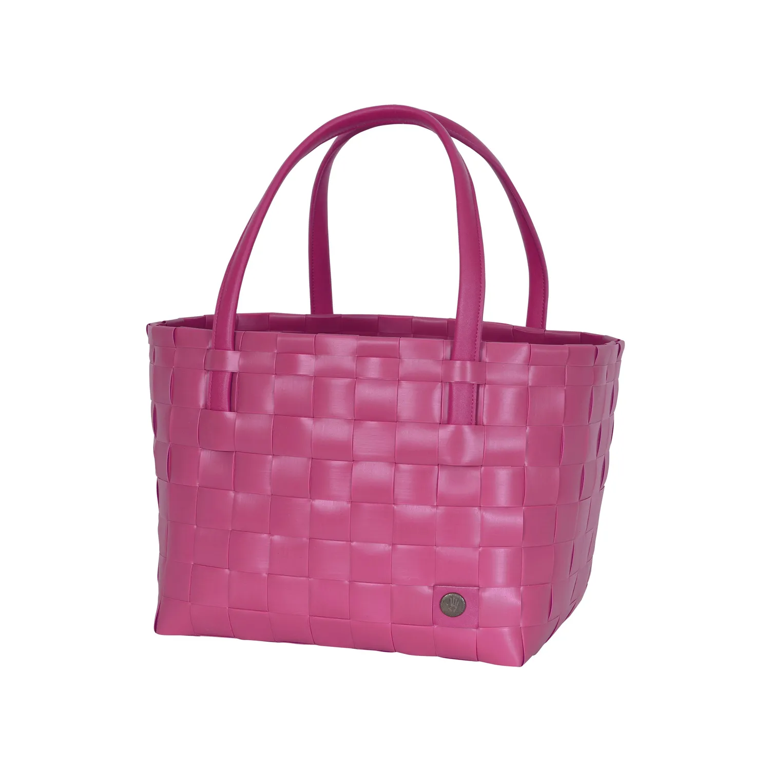 Handed By Color Match shopper bringebærrosa stor