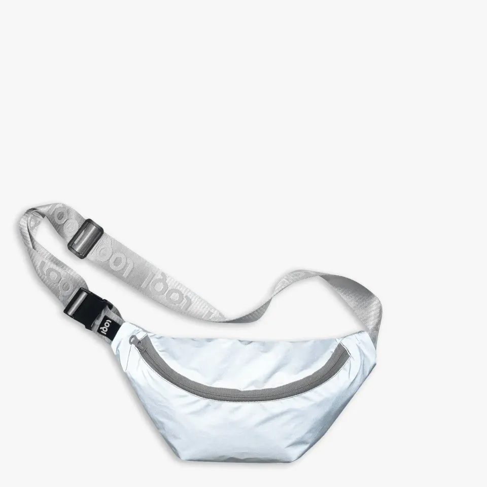 LOQI Reflective Silver rumpetaske sølv
