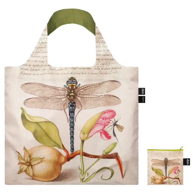 LOQI Joris Hoefnagel Mira Calligraphiae handlenett resirkulert kunstmotiv