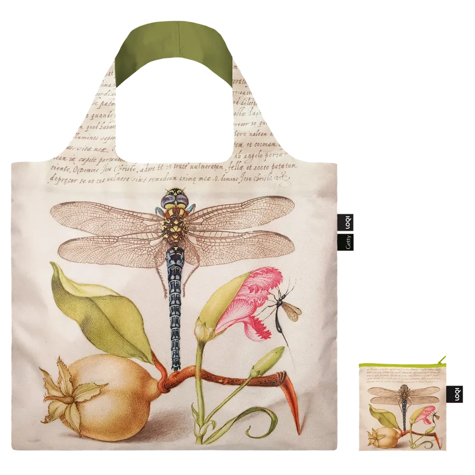 LOQI Joris Hoefnagel Mira Calligraphiae handlenett resirkulert kunstmotiv