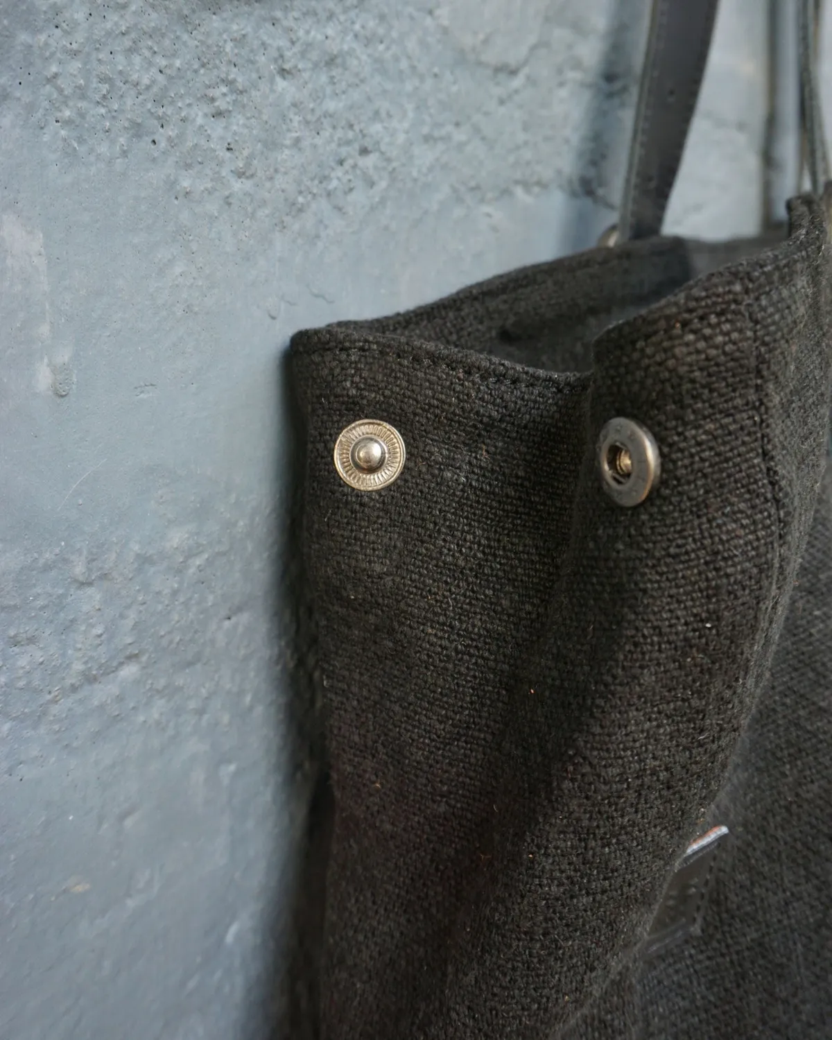 The Burlap People Bass Tote tote kraftig lerret