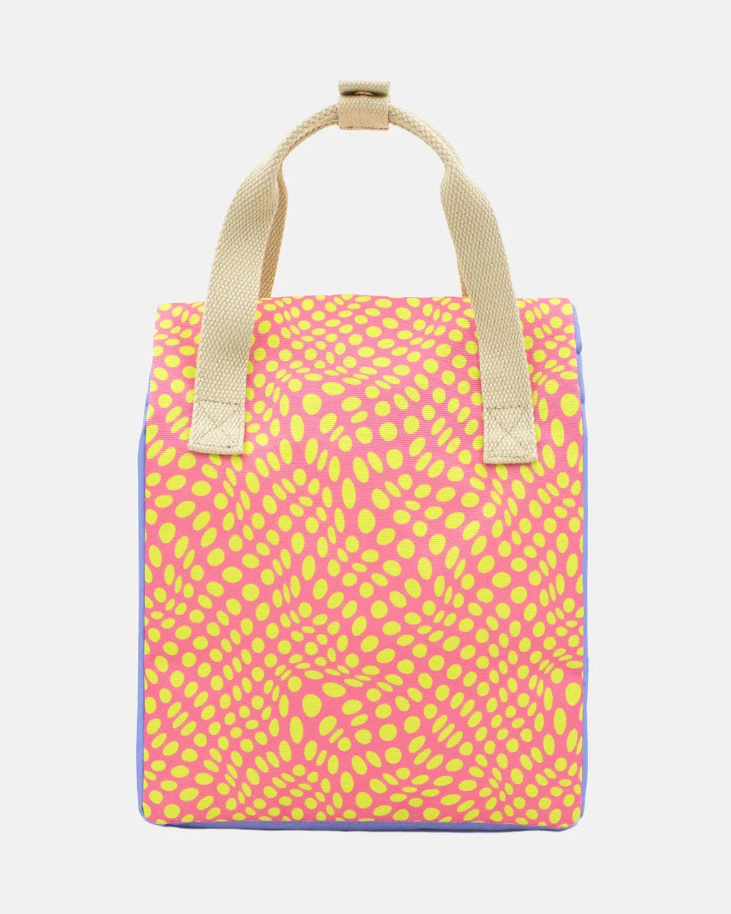 Kind Bag Lunch Bag lunsjbag rosa gul prikkete isolerende