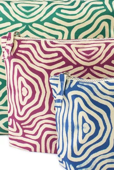 Kind Bag Pouches Lines toalettmapper 3-pk resirkulert