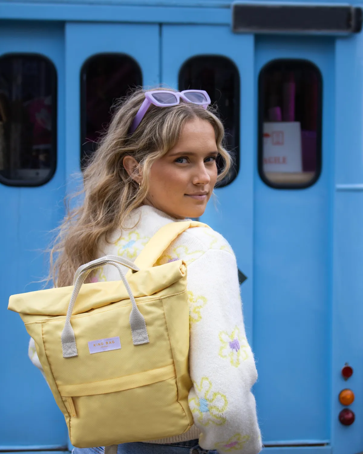 Kind Bag Hackney Mini Backpack ryggsekk Smørgul vanntett