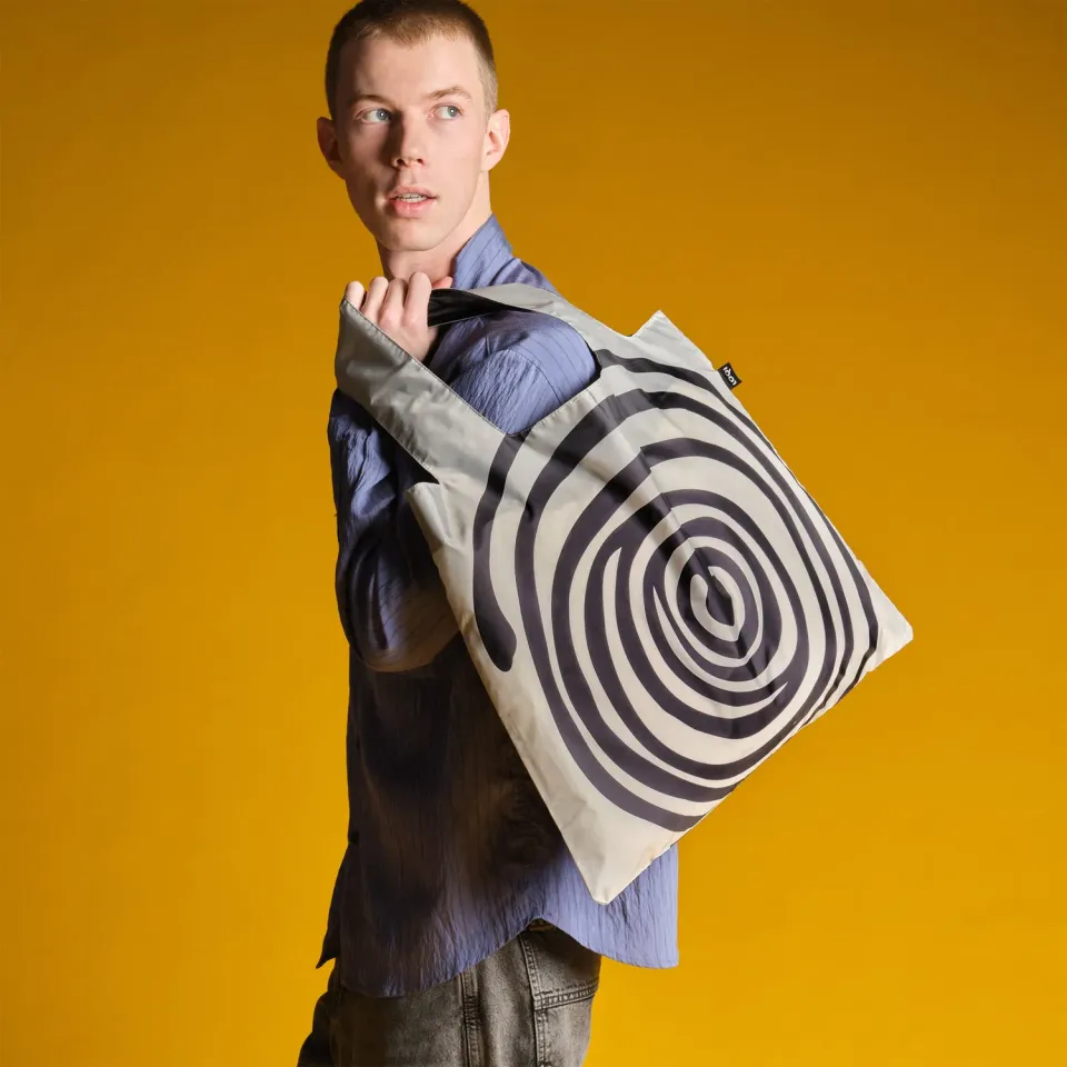 LOQI Louise Bourgeois Spiral Black handlenett svart