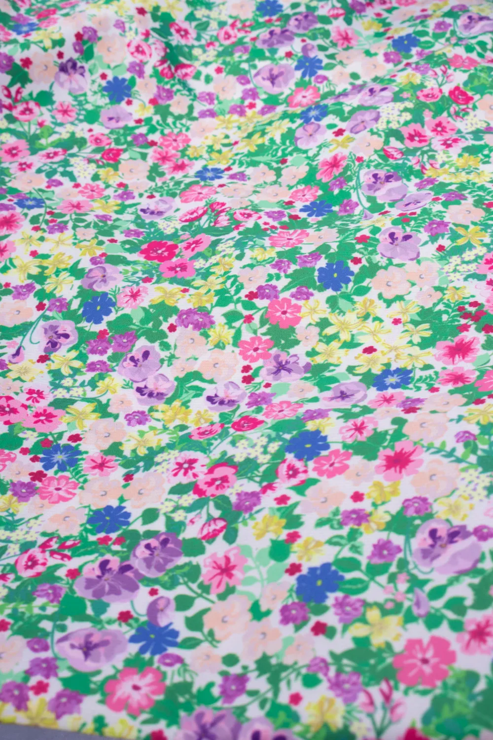 Kind Bag Meadow Flowers Medium handlenett blomstret