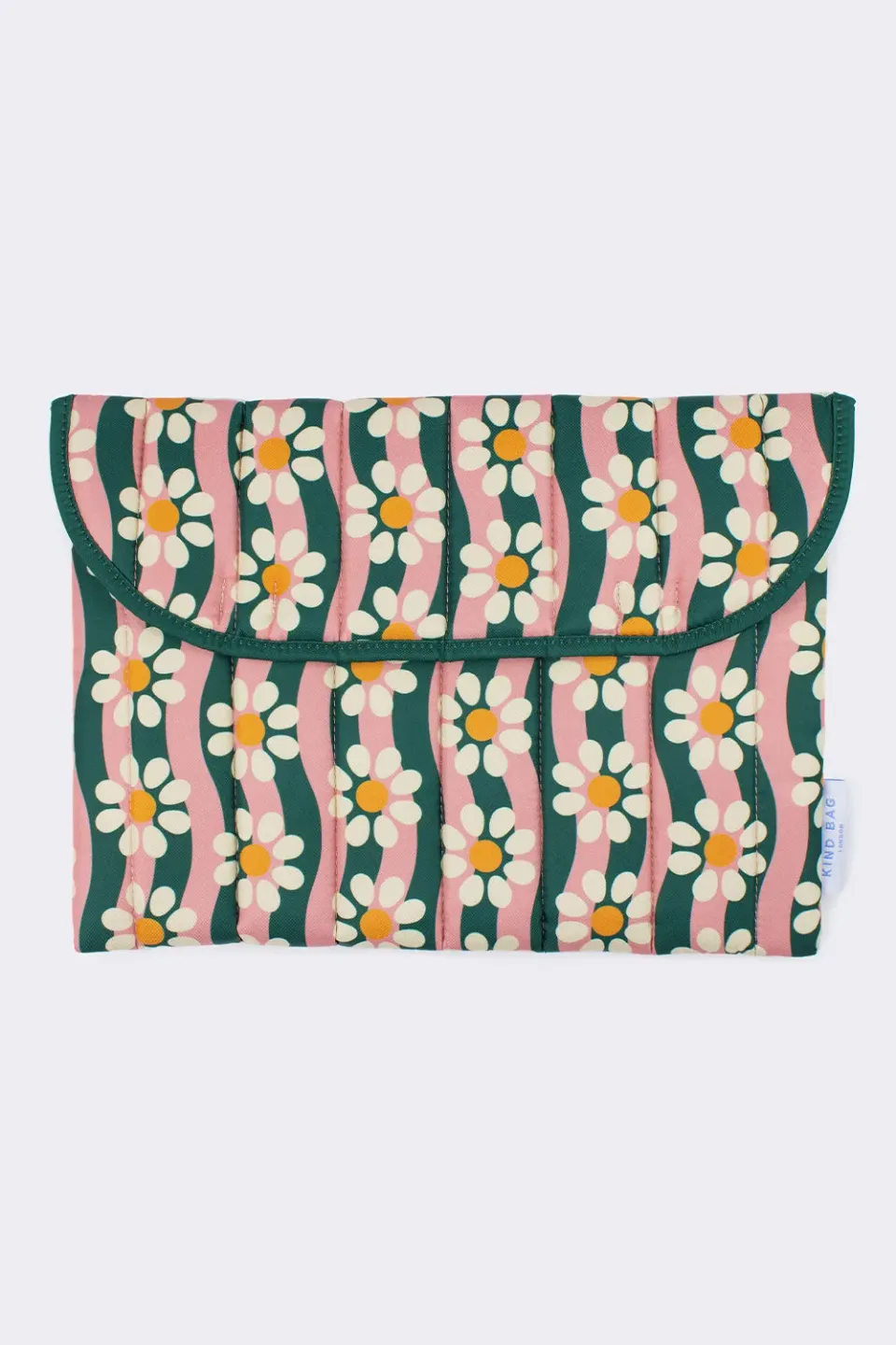 Kind Bag Wavy Daisy 13" laptopveske resirkulert vattert