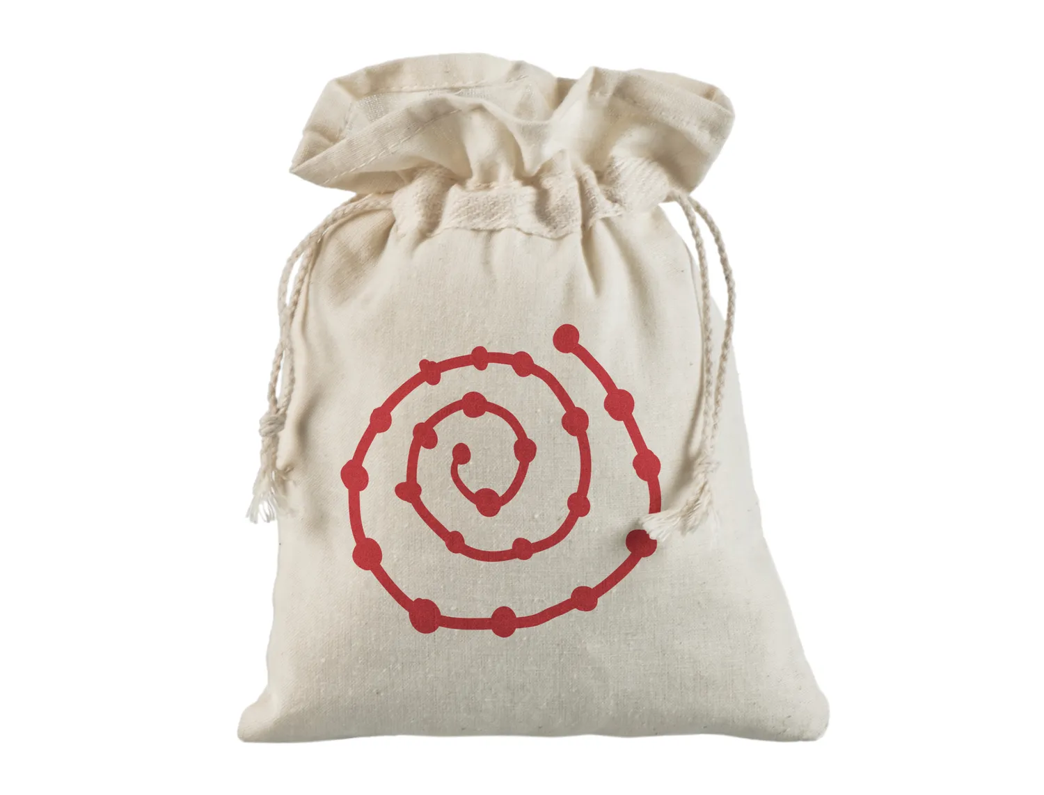 Handlenett Stringpouch 1521 bomullspose naturhvit 15×21
