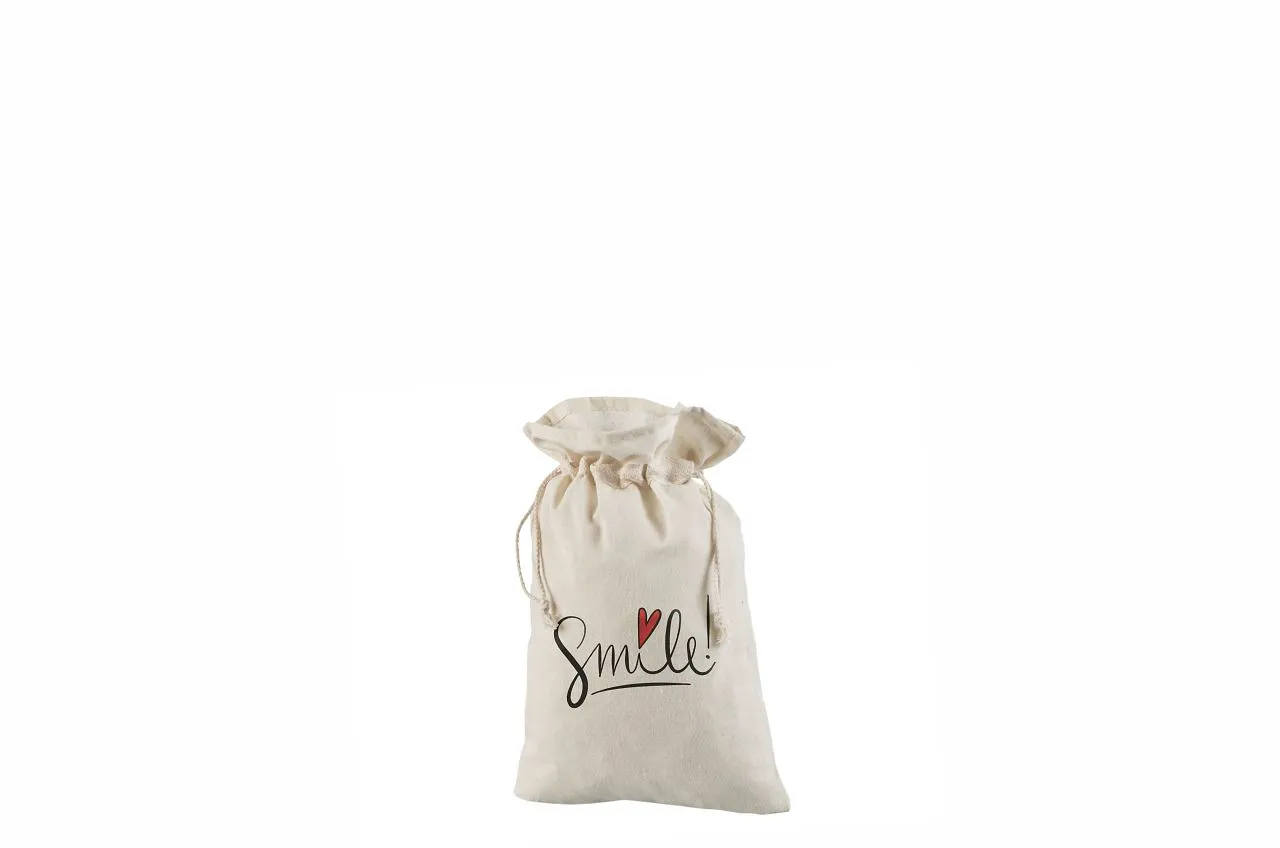 Handlenett Stringpouch_2030_uk bomullspose naturhvit 20×30 cm