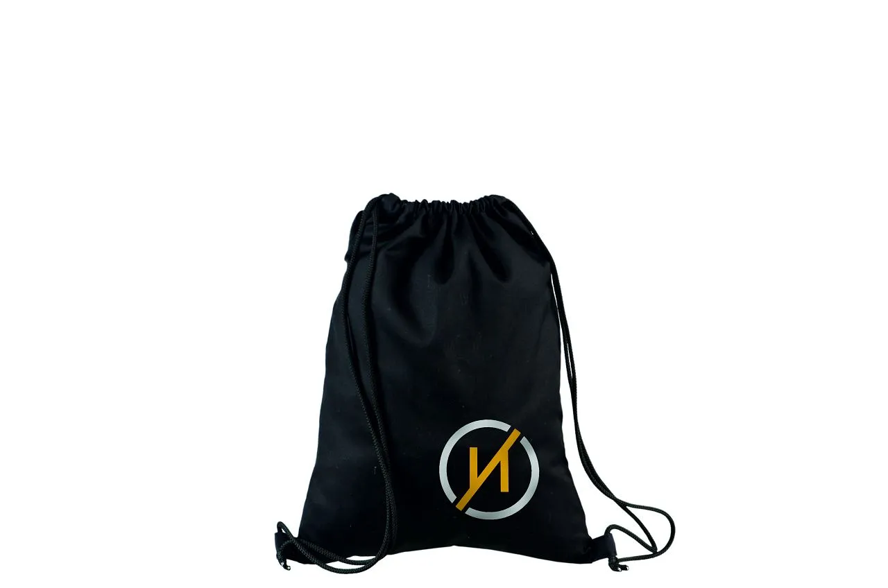 Handlenett Draw Black ryggsekk svart 35×45 cm bomull