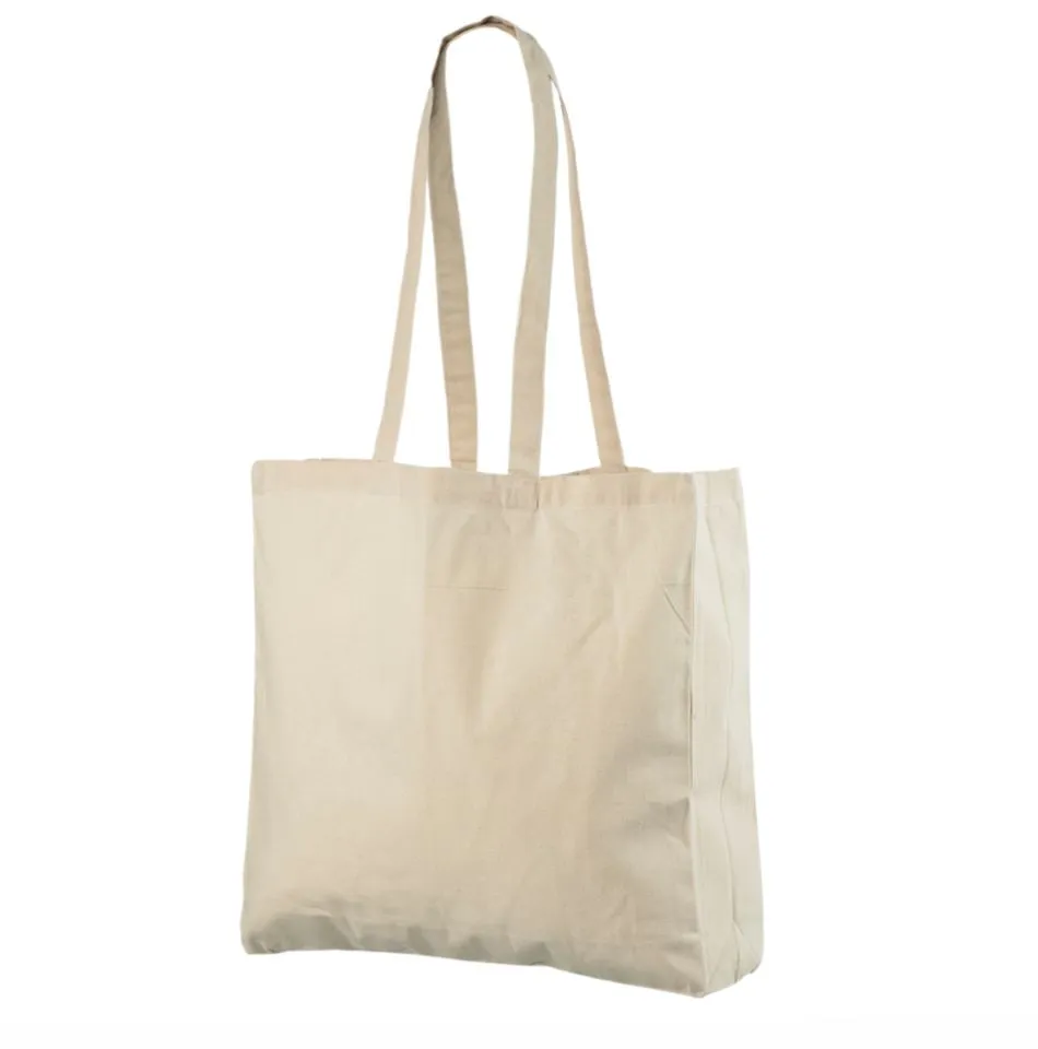 Handlenett Cotnat38x10x42 handlenett naturhvitt med bunn