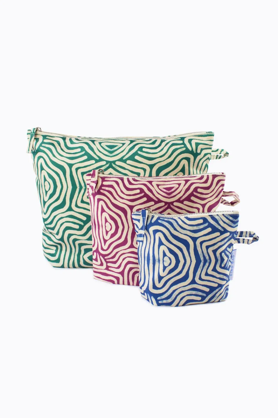 Kind Bag Pouches Lines toalettmapper 3-pk resirkulert