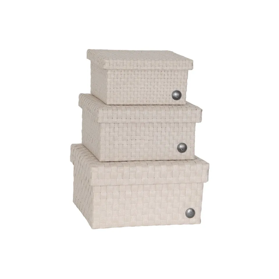 Handed By Cube kurvsett 3-pk champagne med lokk