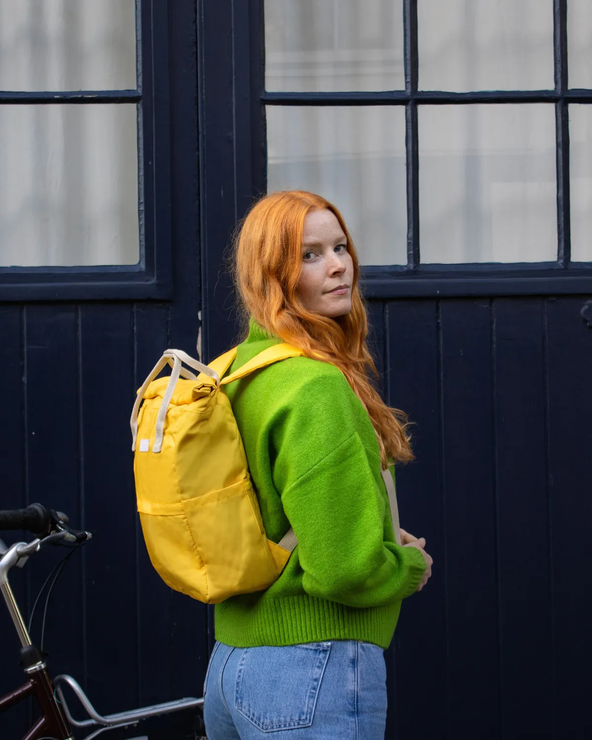 Kind Bag Hackney Medium ryggsekk Tuscan Sun Yellow