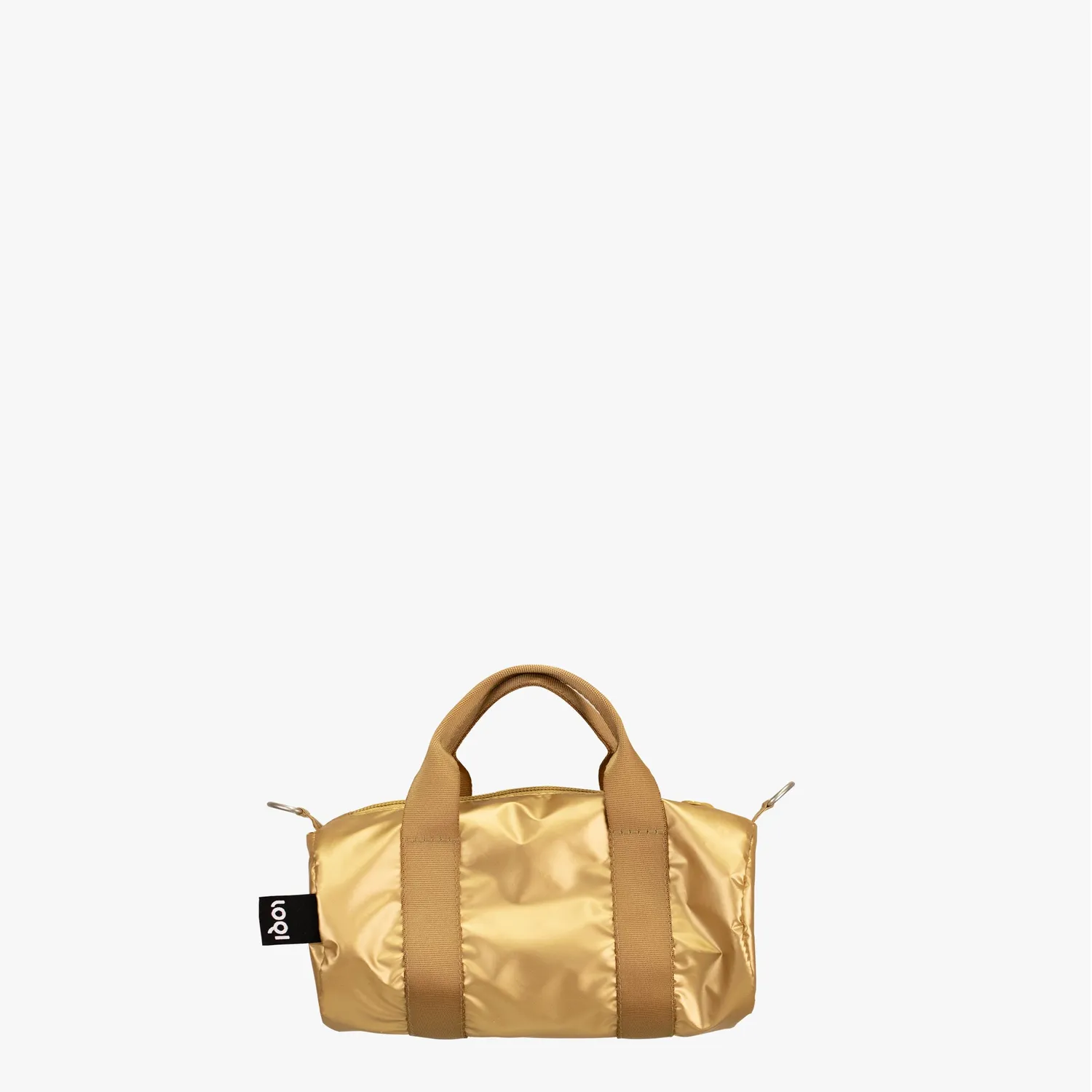LOQI Metallic Gold liten weekender gull