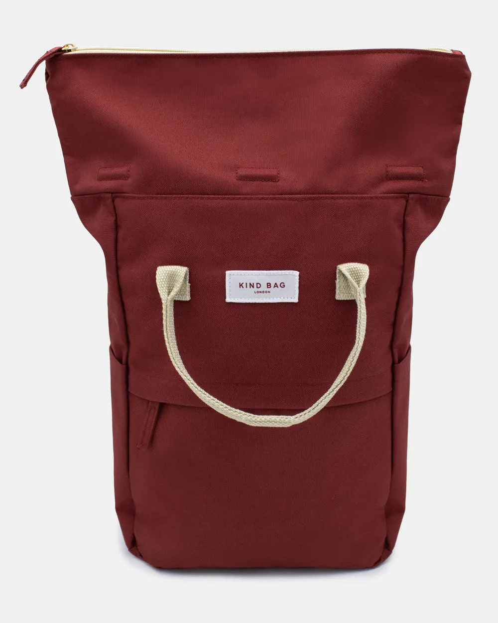 Kind Bag Hackney Backpack Medium ryggsekk burgundy vanntett