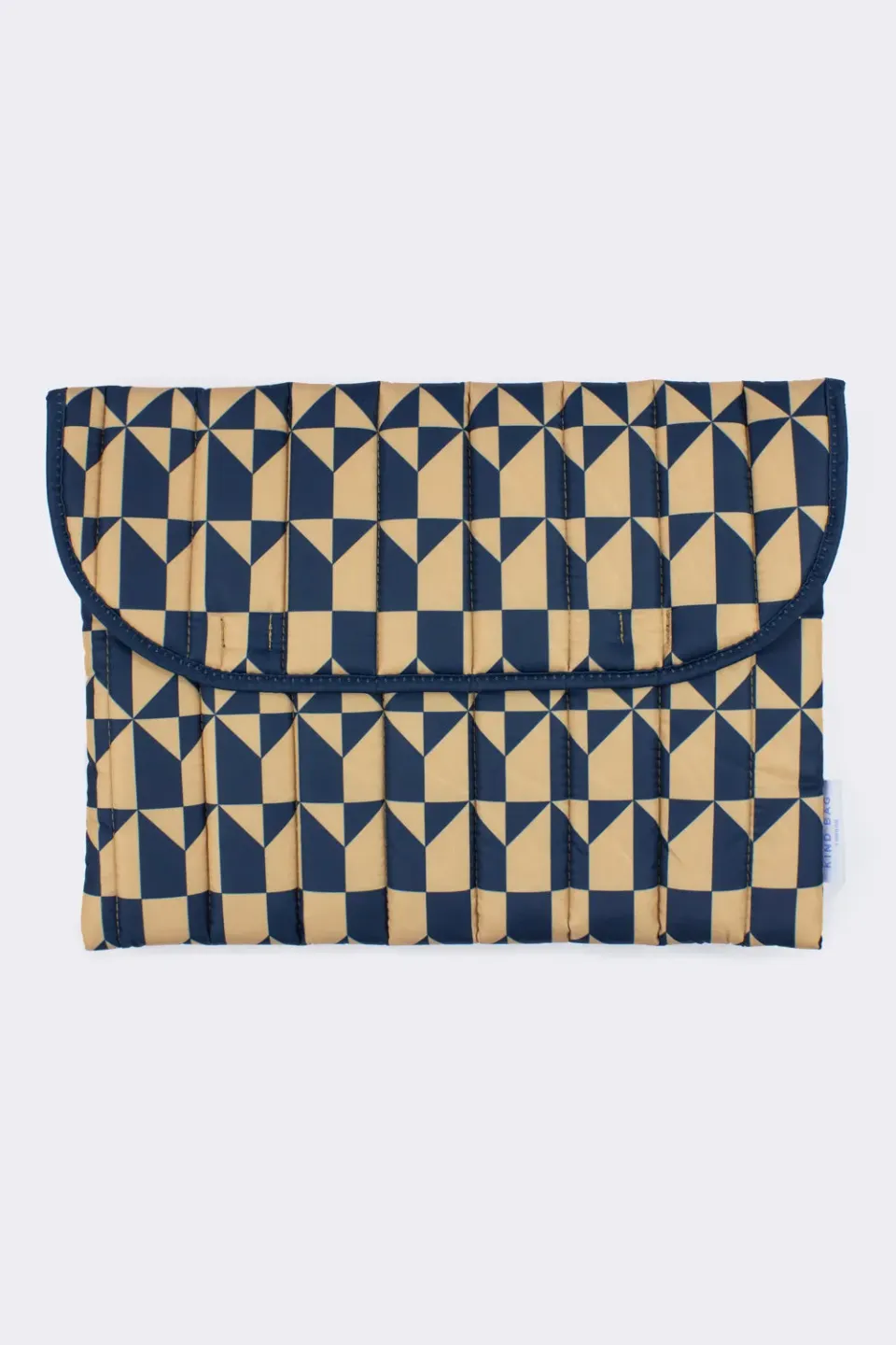 Kind Bag 16" laptopsleeve navy coffee polstret