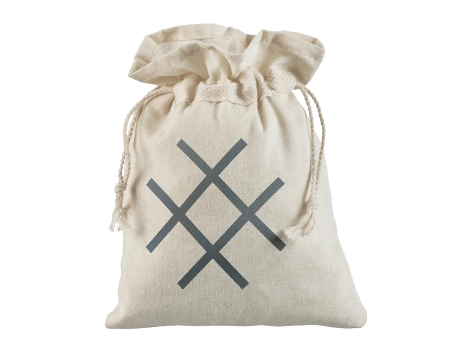 Handlenett Stringpouch 1521 bomullspose naturhvit 15×21