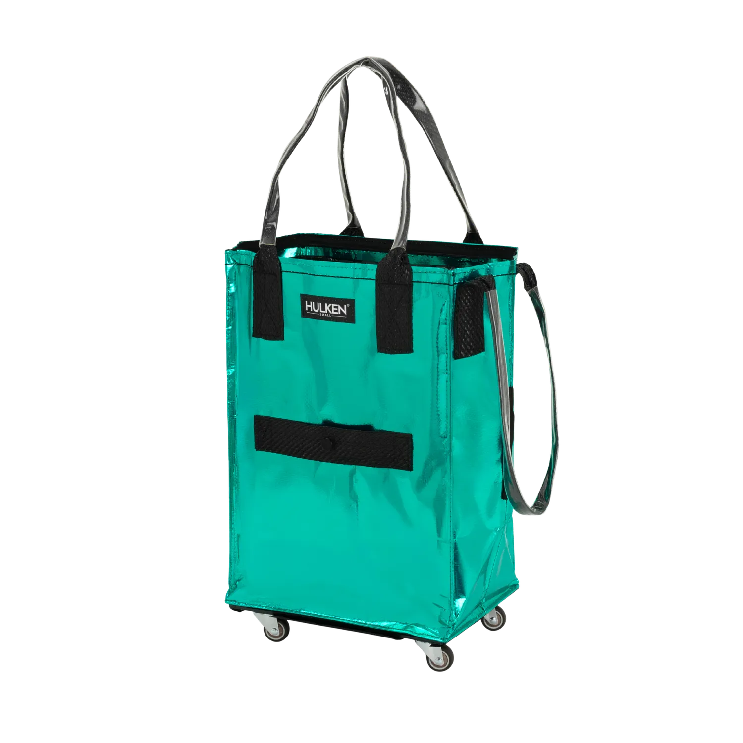 Hulken Teal trillebag turkis med hjul