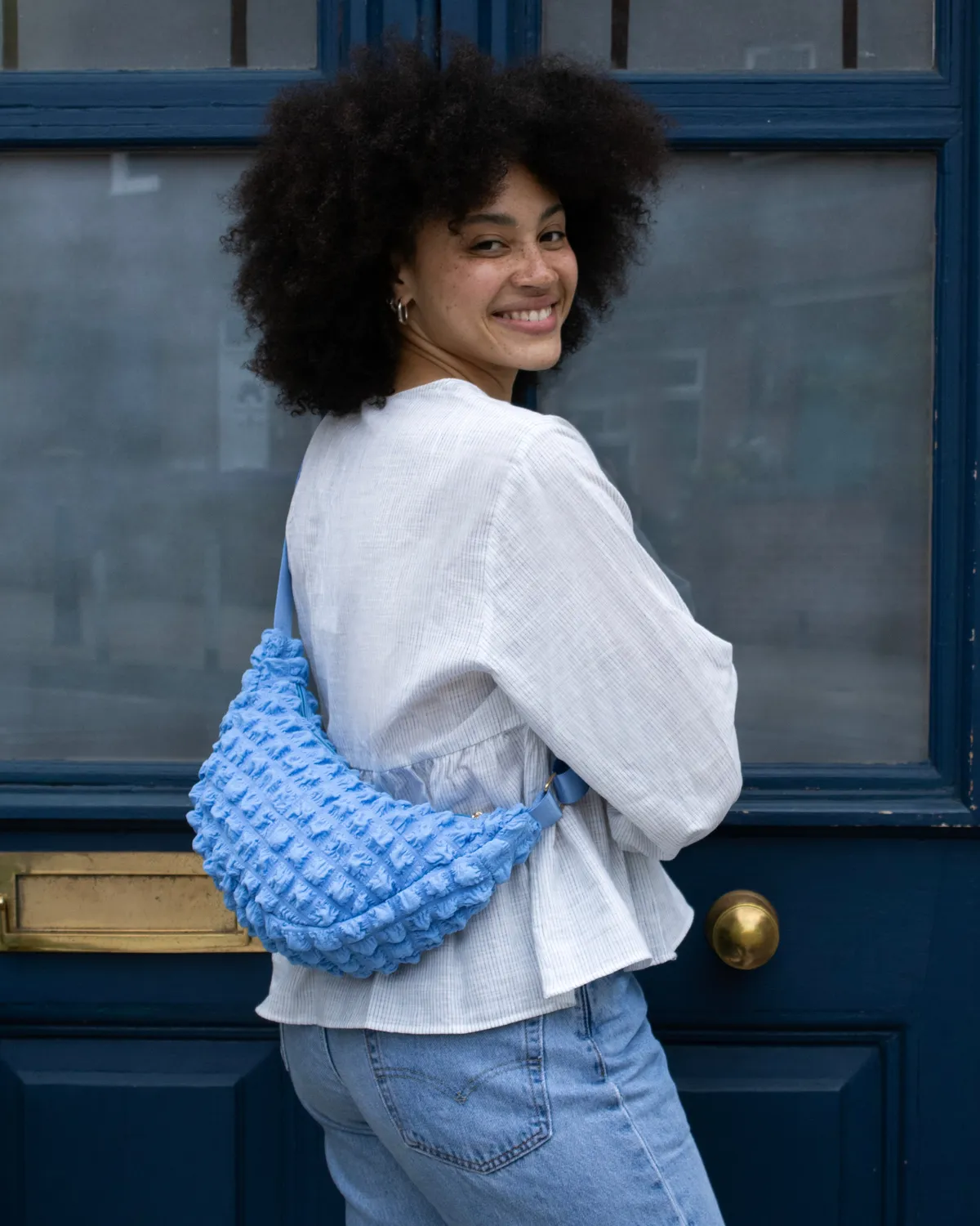 Kind Bag Crossbody Bag blå skulderveske resirkulert