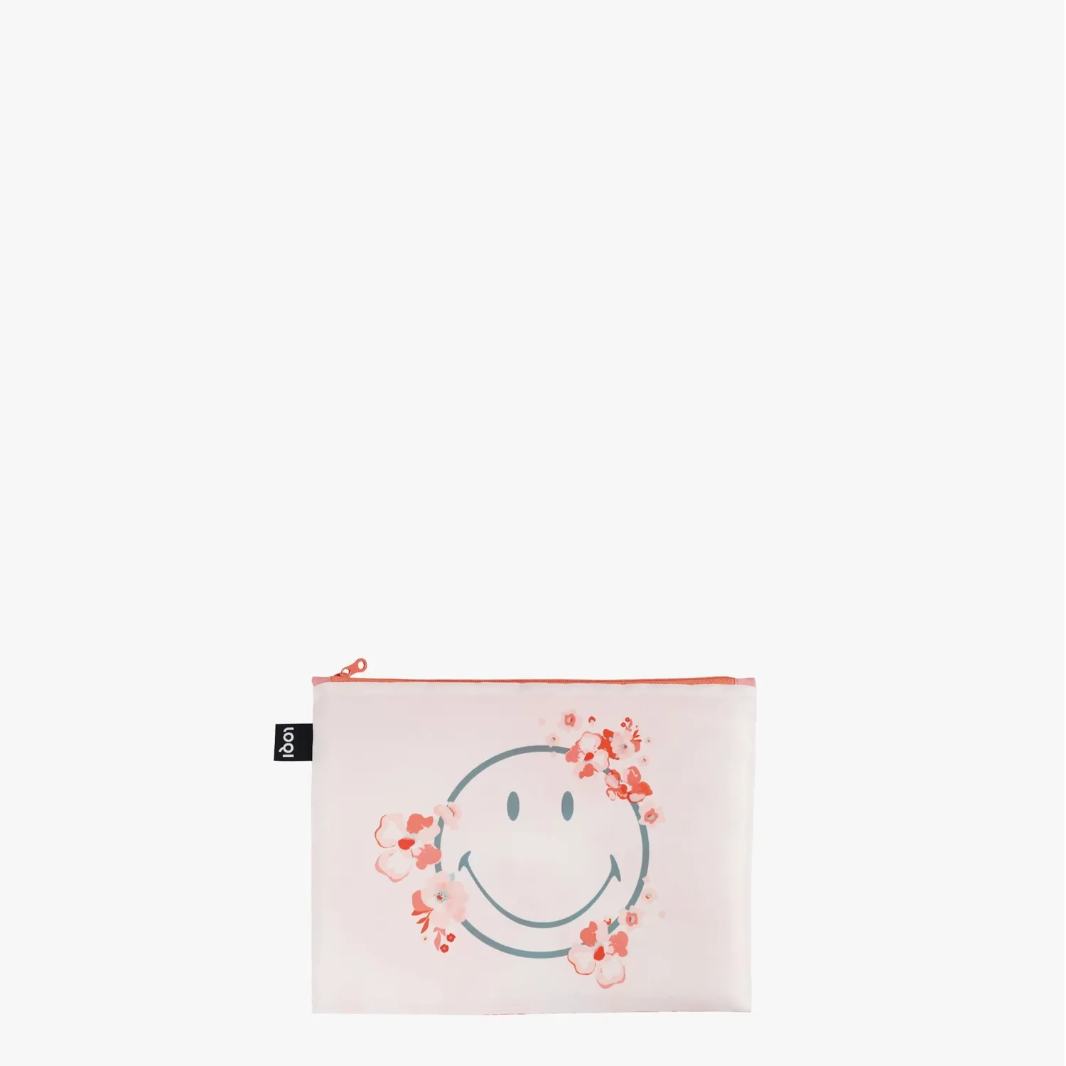 LOQI Smiley Blossom Geometric zipmapper 2-pk