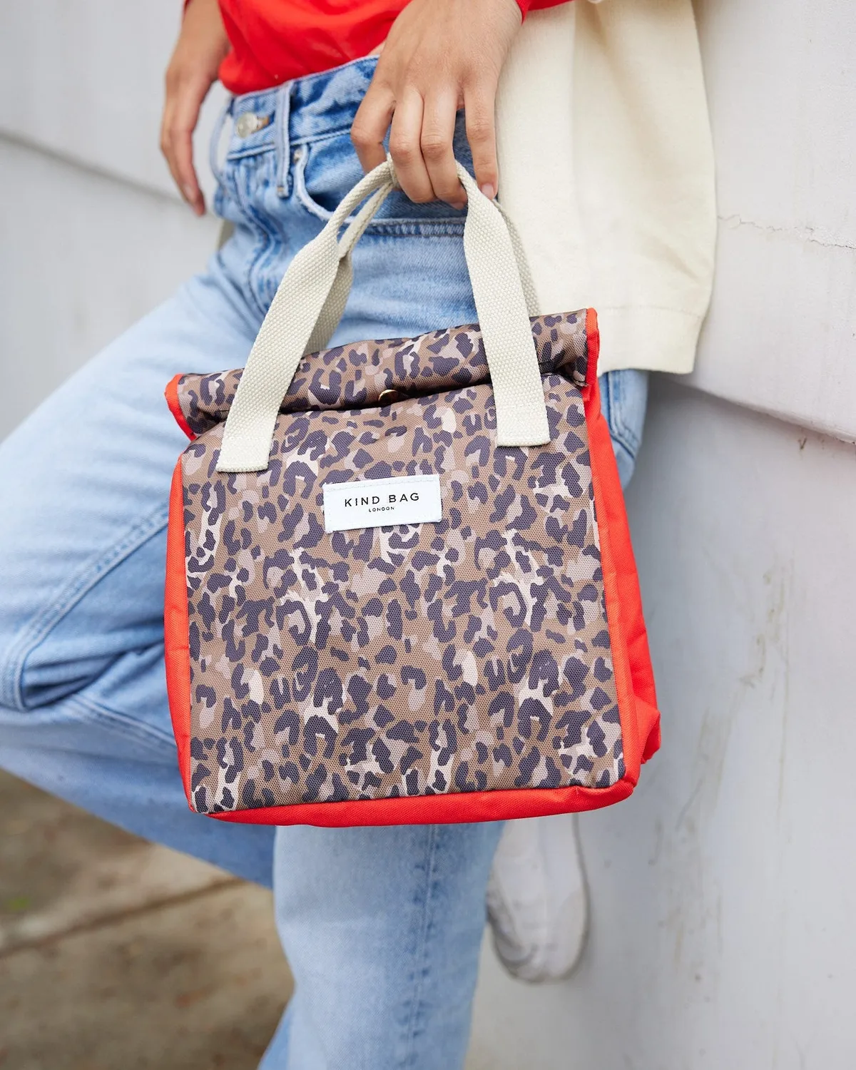 Kind Bag Lunch Bag matpose leopard vanntett