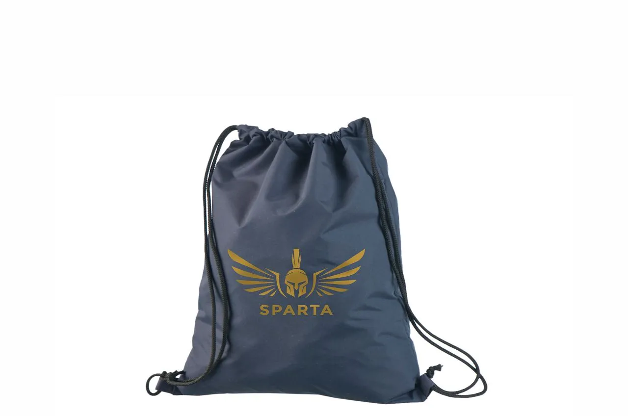 Handlenett Nylnavy_draw_uk ryggsekk blå 35×45 cm vannavstøtende