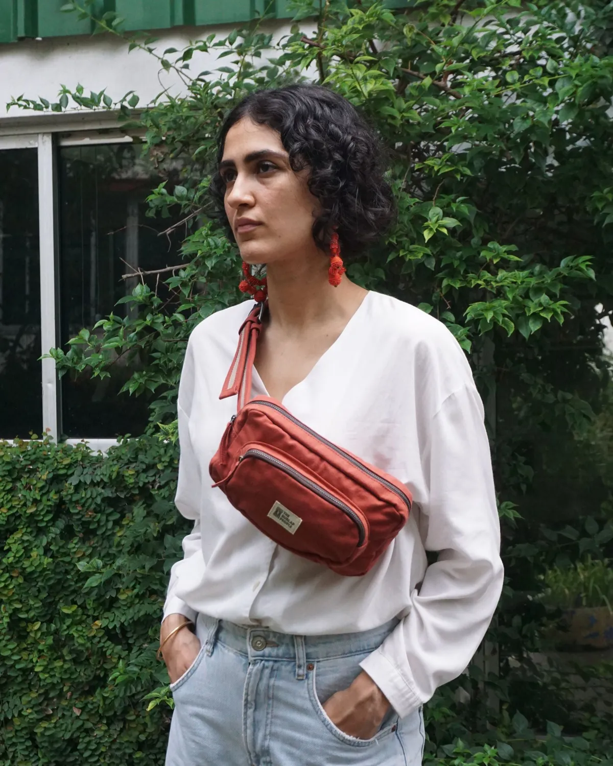 The Burlap People Travel Light Pack midjeveske svart