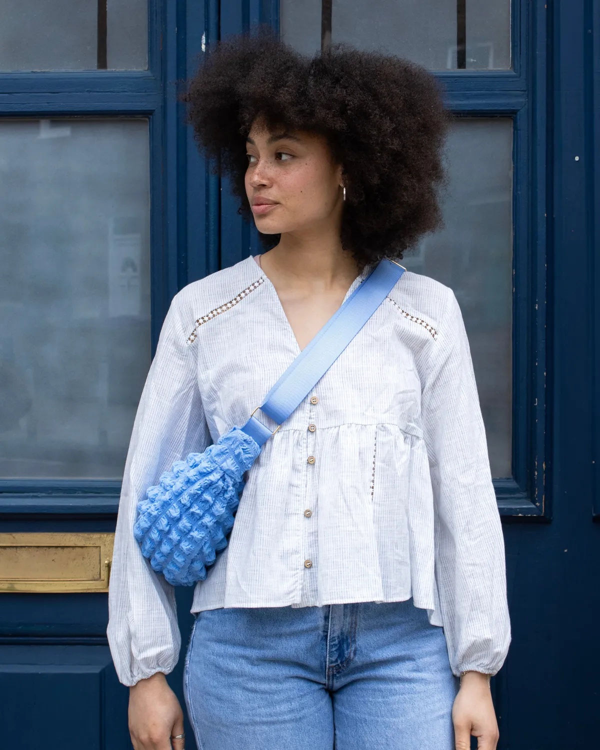 Kind Bag Crossbody Bag blå skulderveske resirkulert