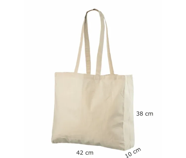 Handlenett Cotnat handlenett naturhvit 42x10x38 bomull