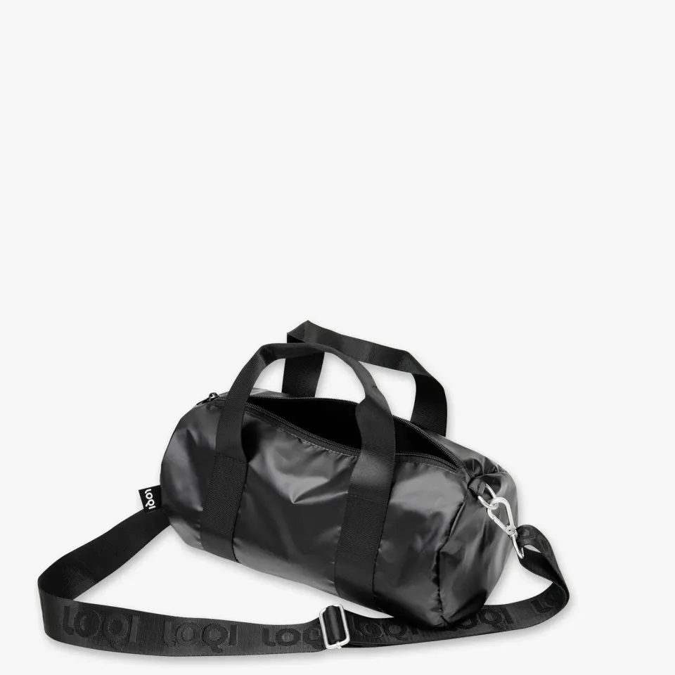 LOQI Metallic Black Medium weekender matt svart
