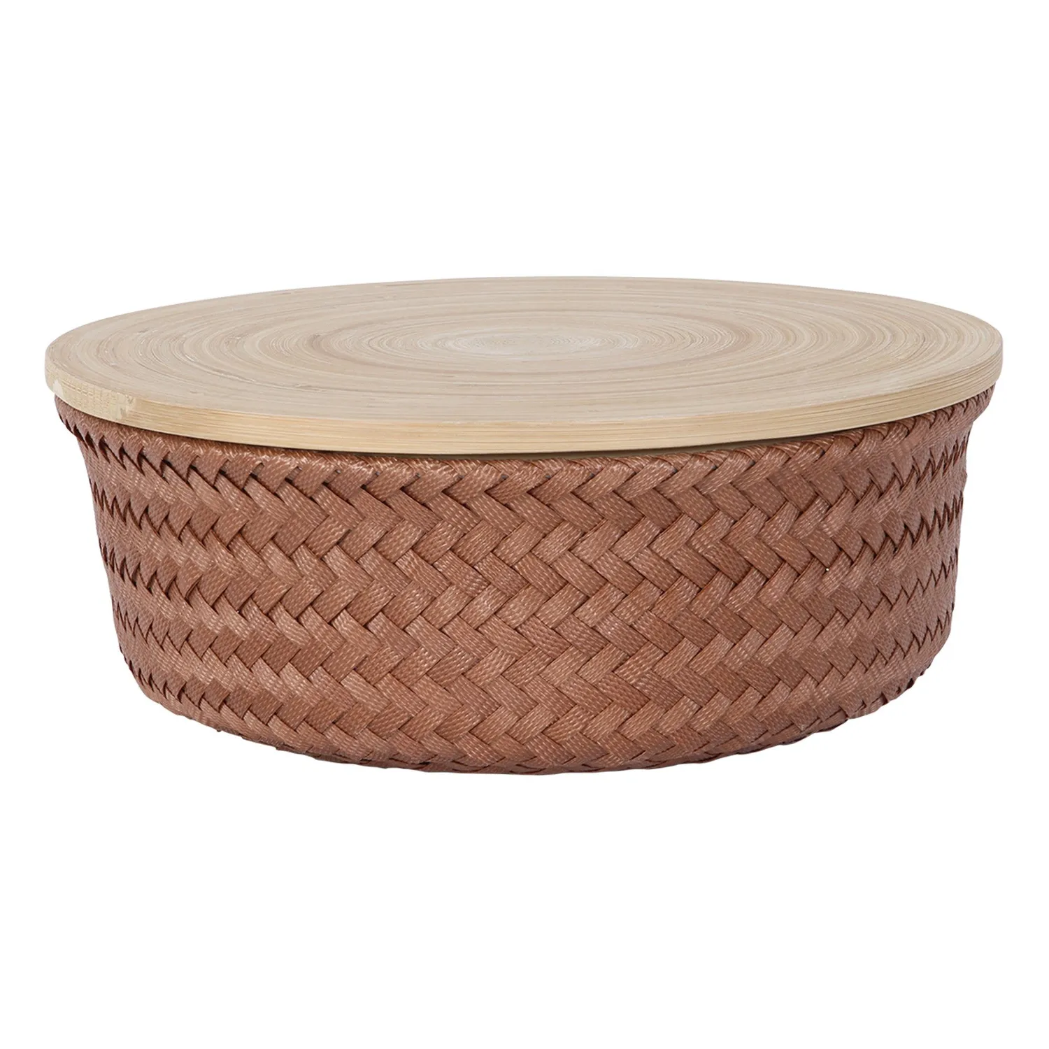 Handed By Wonder oppbevaringskurv sienna XS/S/M 3-pak med lokk