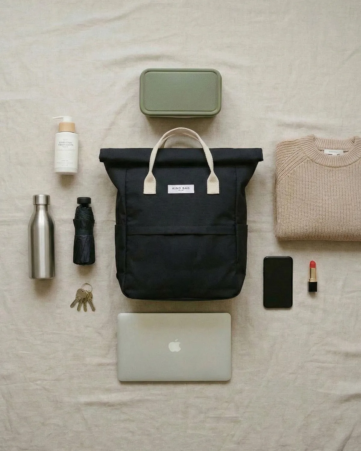 Kind Bag Hackney sekk medium svart 10 liter