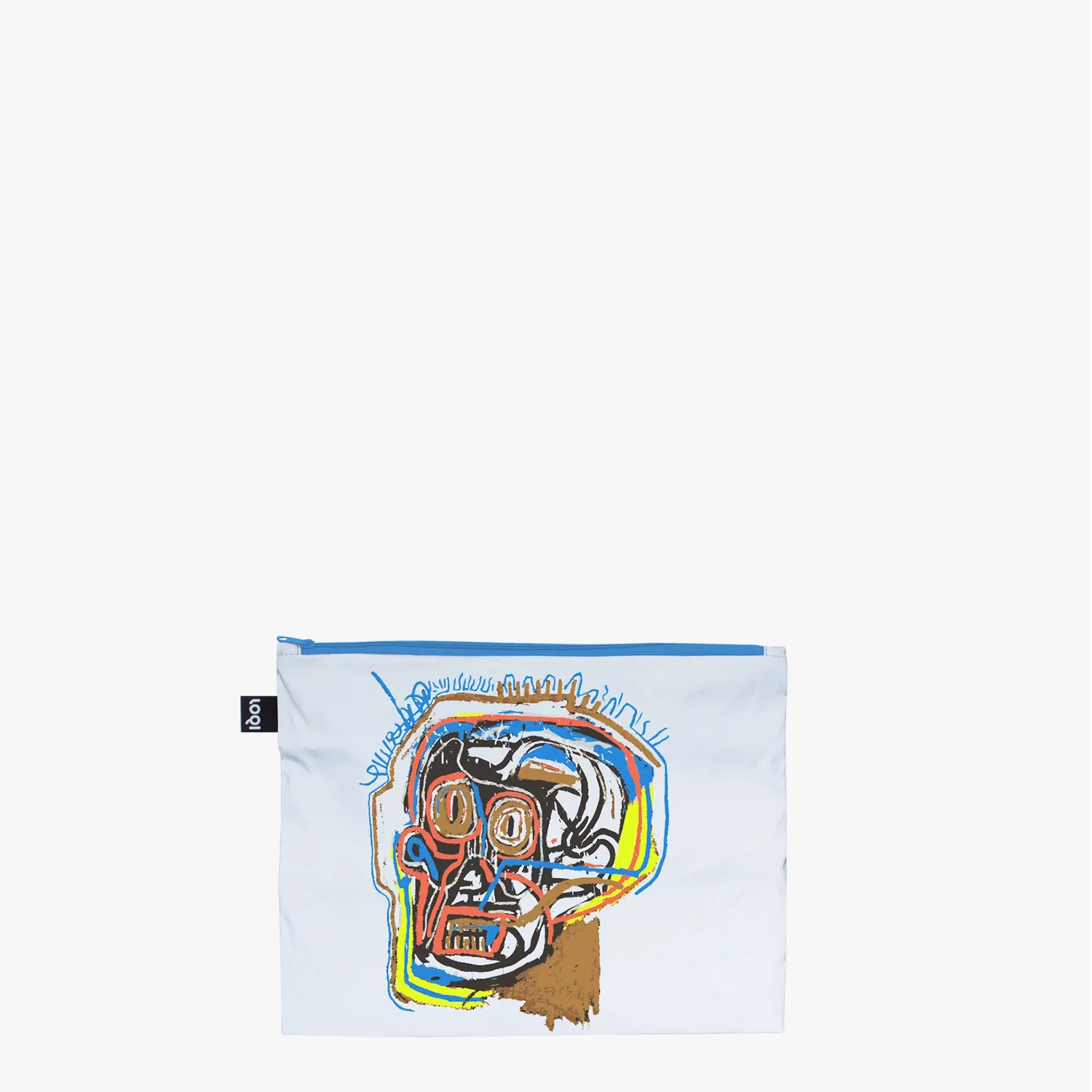 LOQI Basquiat Crown glidelåsvesker 3-pk refleks