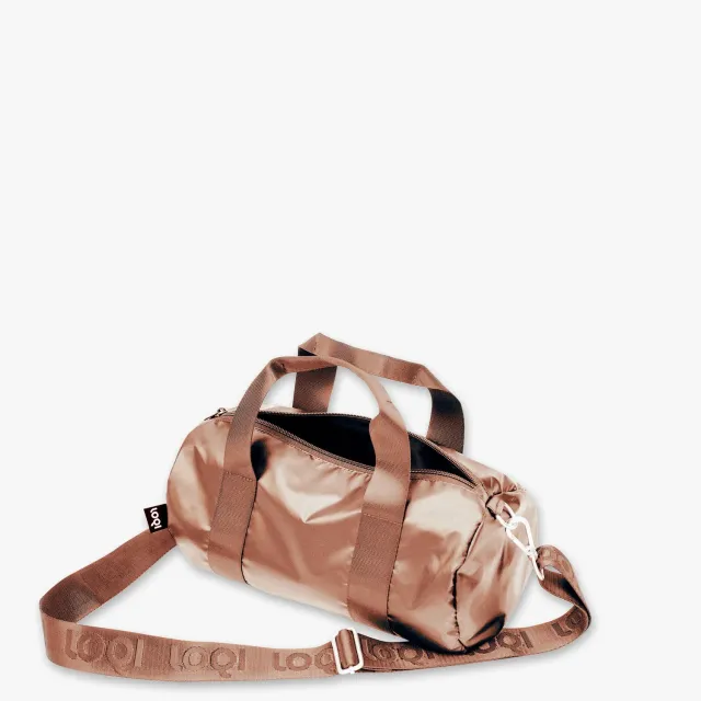 LOQI Metallic Rose Gold weekender roségull