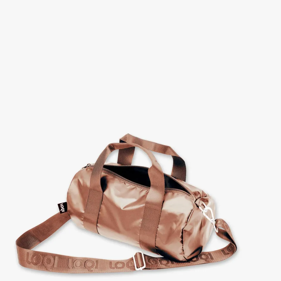 LOQI Metallic Rose Gold weekender roségull