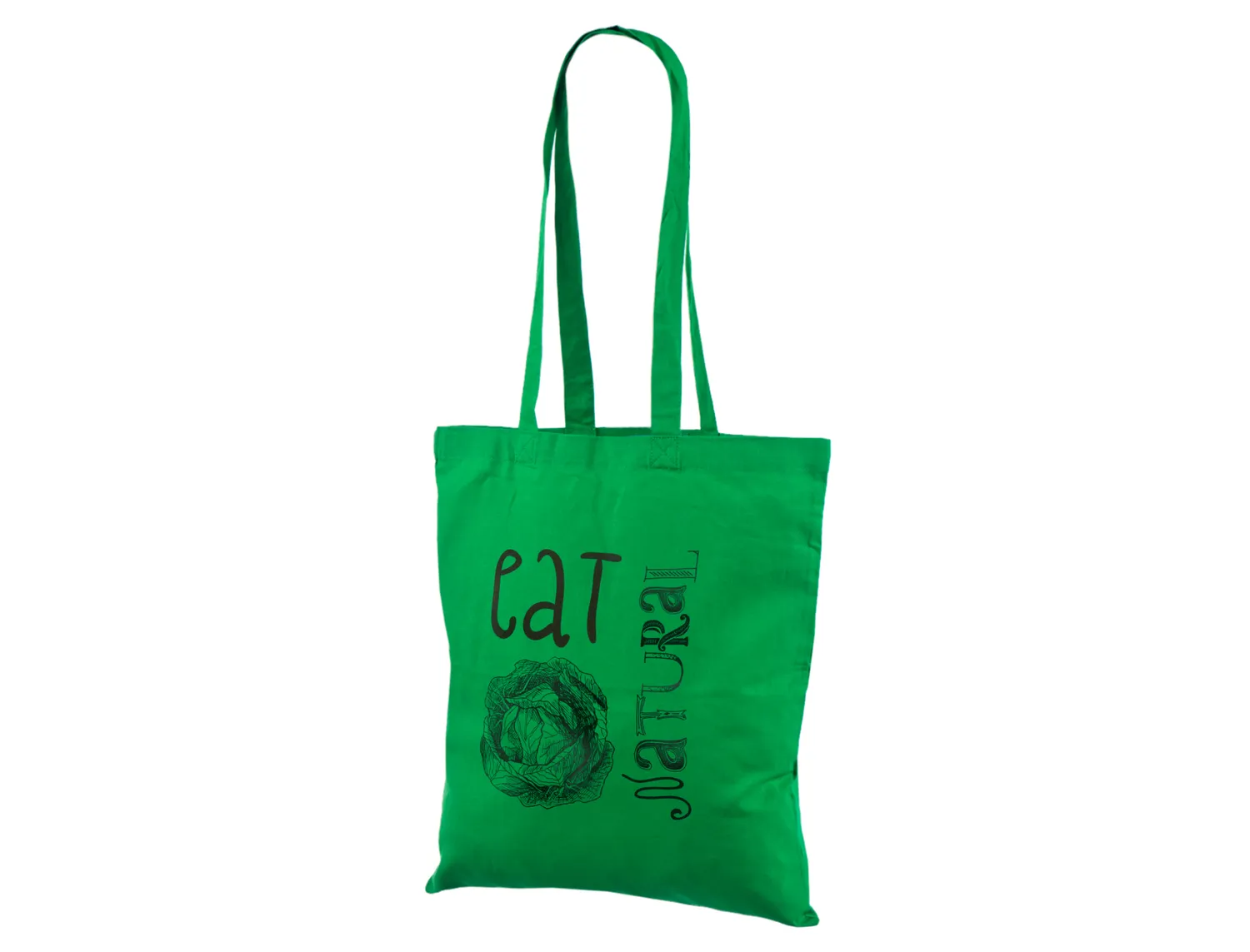 Handlenett CotGreen3842 handlenett grønn 38x42 cm bomull