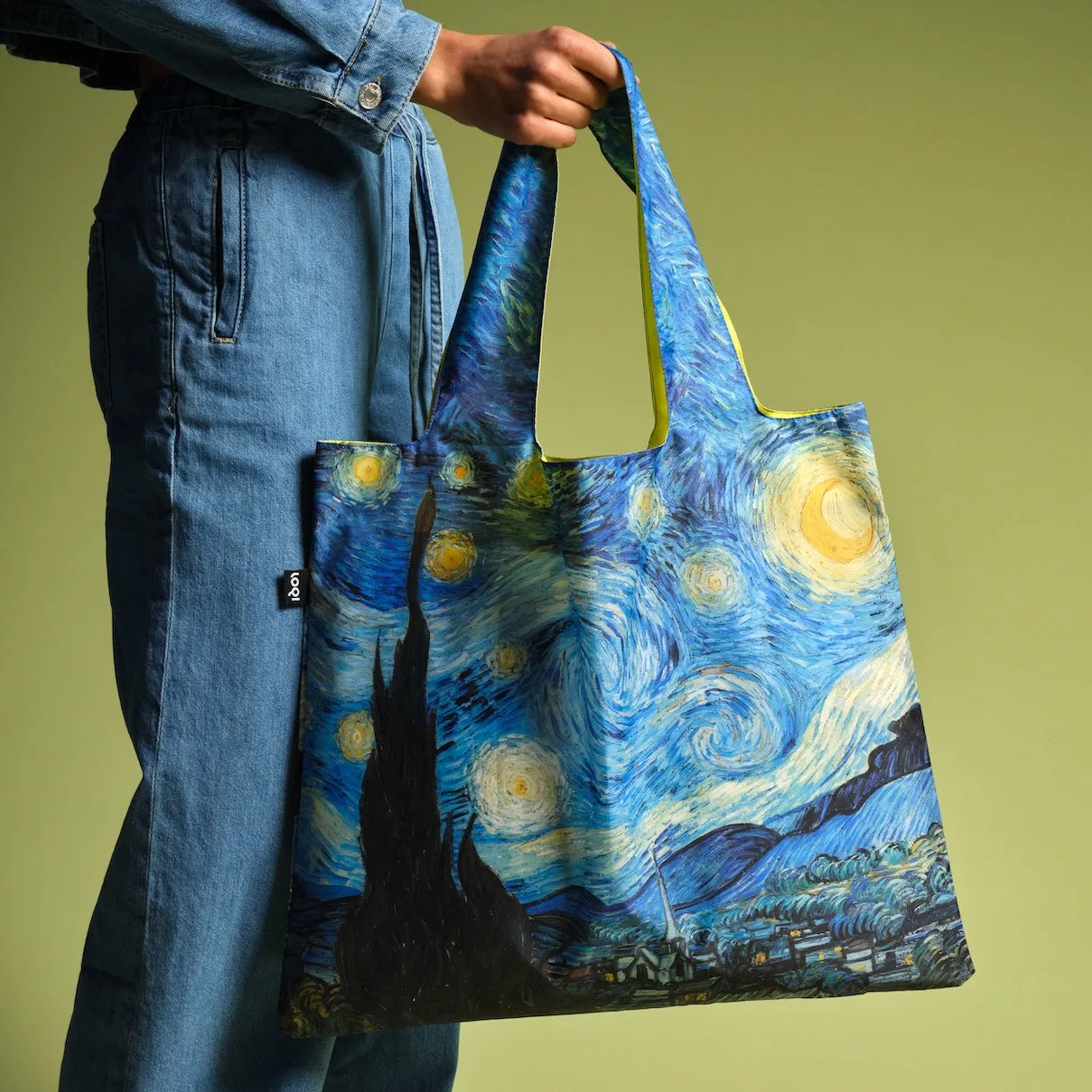 LOQI Vincent van Gogh Starry Night handlenett resirkulert