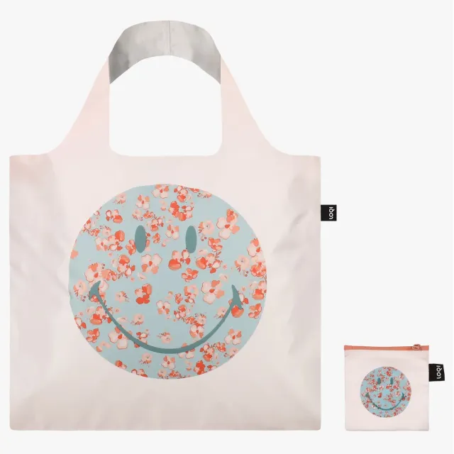 LOQI Smiley Blossom handlenett resirkulert