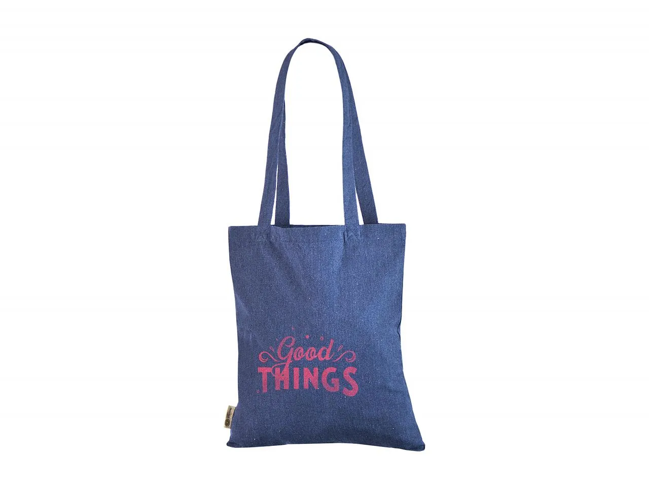 Handlenett Jeansblue 3842 handlenett blå 38x42 cm resirkulert