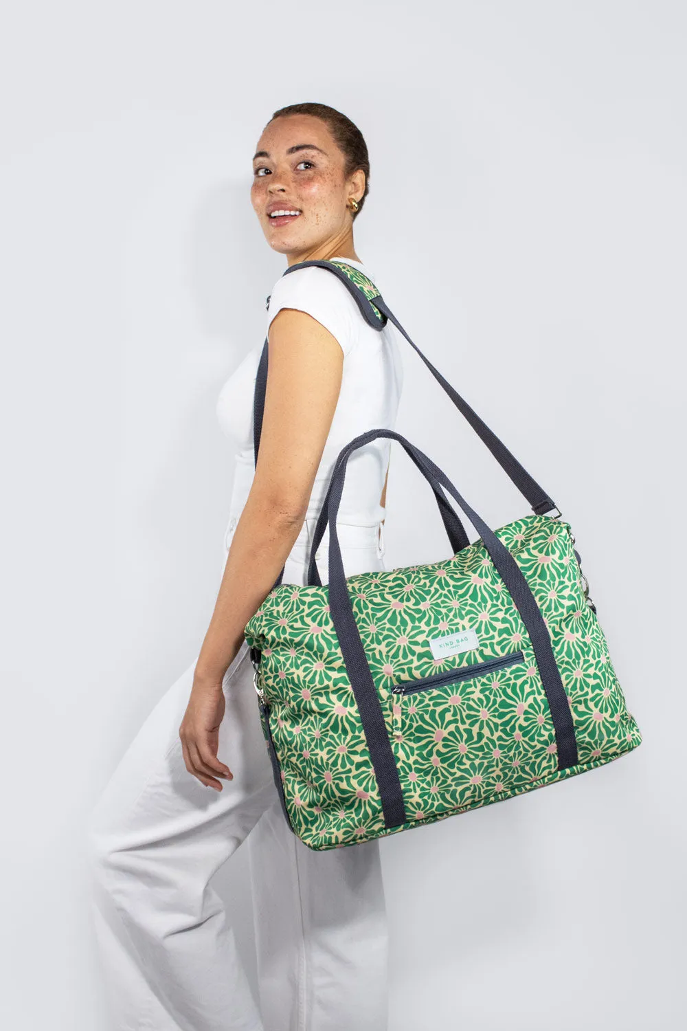 Kind Bag Weekender Abstract Flowers reiseveske blomst