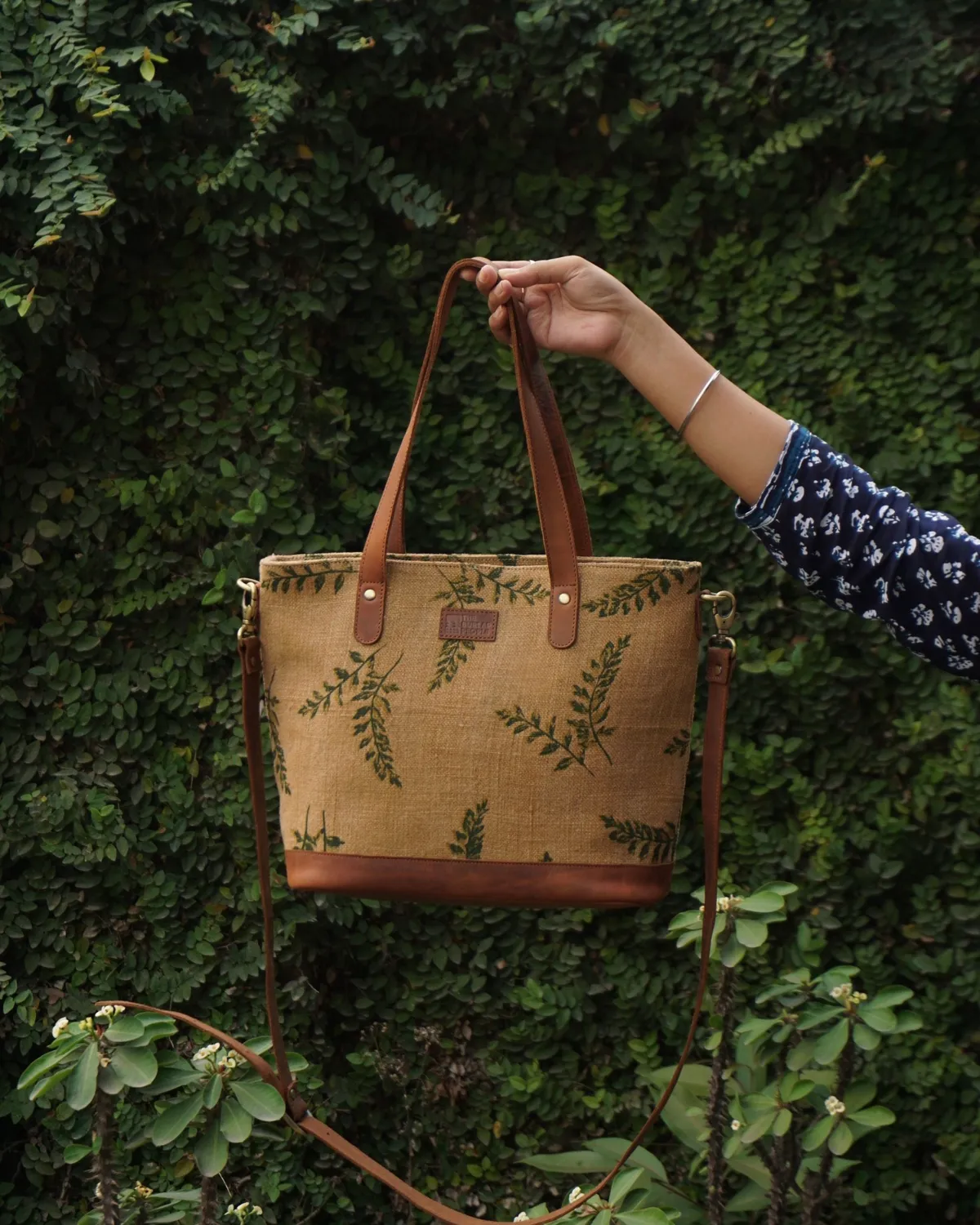 The Burlap People Lil Boss Lady håndveske liten
